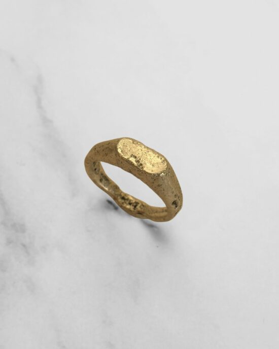 chevaliere ovale or champagne
